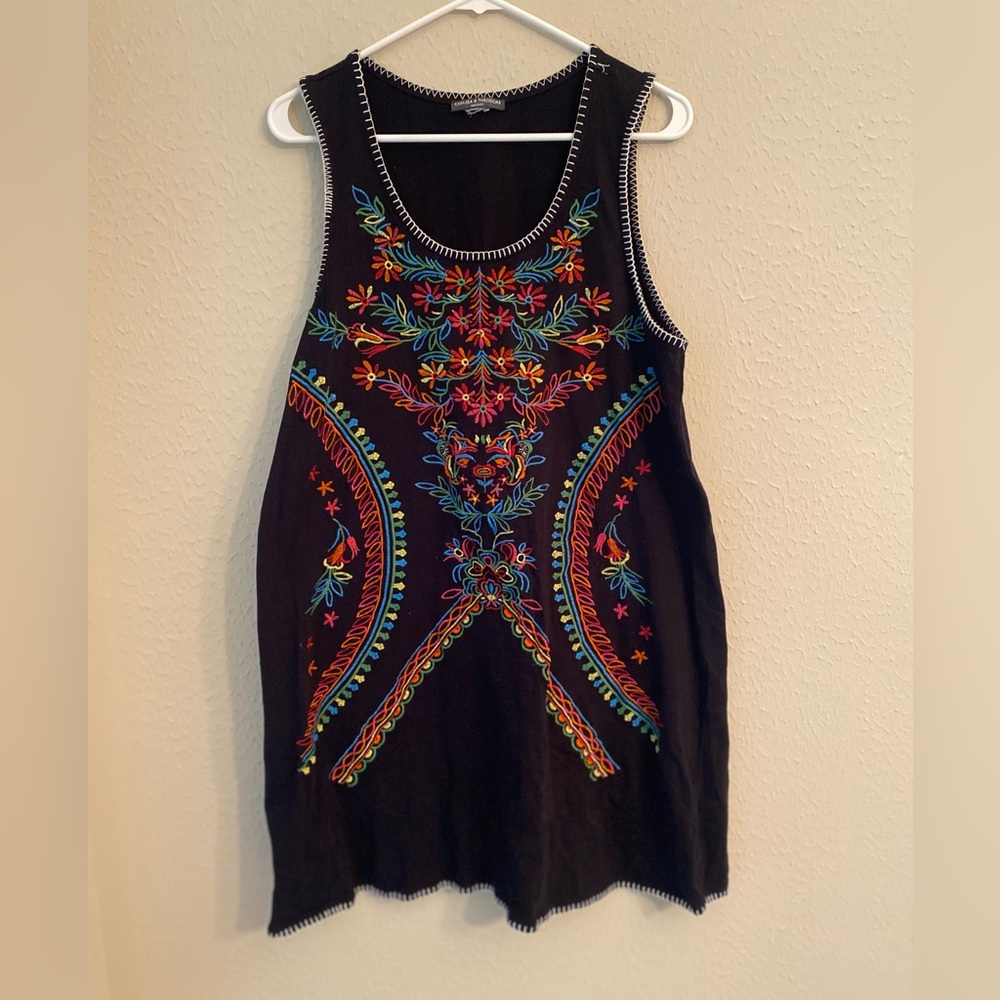 Chelsea & Theodore Black Dress Sz M/L